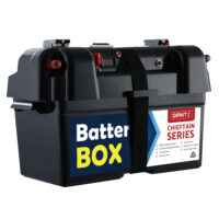 AGM Battery Box 12v Large Deep Cycle Box Portable Solar Caravan Camping by Giantz