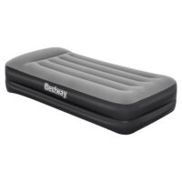 Air Mattress Single Inflatable Bed 46cm Airbed Black by Bestway