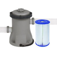 Pool Pump Cartridge Filter 330GPH 1249L/H Flowclear Filters Cleaner by Bestway