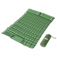 Self Inflating Mattress Camping Sleeping Mat Air Bed Pad Double Pillow by Weisshorn
