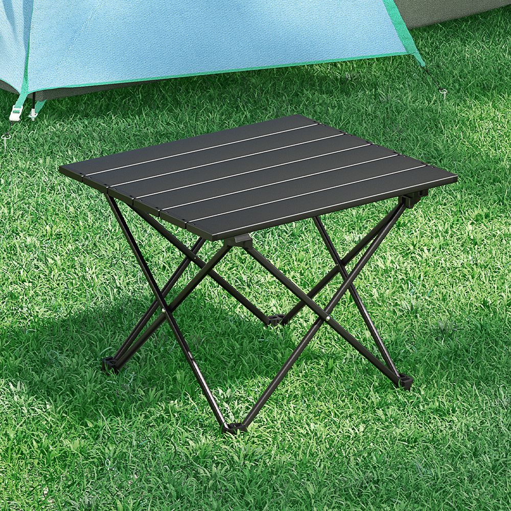 Folding Camping Table 40CM Roll Up Outdoor Picnic BBQ Aluminium Desk by Weisshorn Online | Durable & Reliable - Image 4