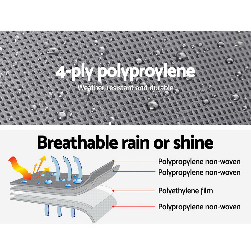 18-20ft Caravan Cover Campervan 4 Layer UV Water Resistant by Weisshorn Online | Durable & Reliable - Image 3