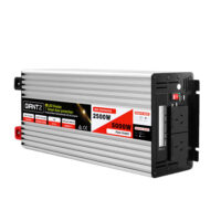 Power Inverter 12V To 240V 2500W/5000W Pure Sine Wave Camping Car Boat by Giantz