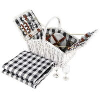 2 Person Picnic Basket Set Insulated Blanket Bag by Alfresco