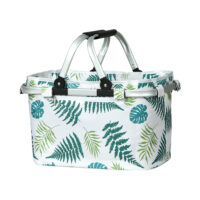 Picnic Basket Folding Bag Hamper Insulated Food Storage by Alfresco