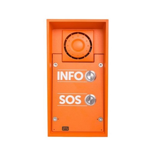 2N IP SAFETY - 2 BUTTONS & 10W SPEAKER INFO/SOS LABELS by Topline