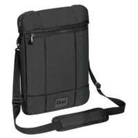12' Grid High Impact Vertical Slipcase With Extreme Urban Protection & Weather Resistant- Black by TARGUS