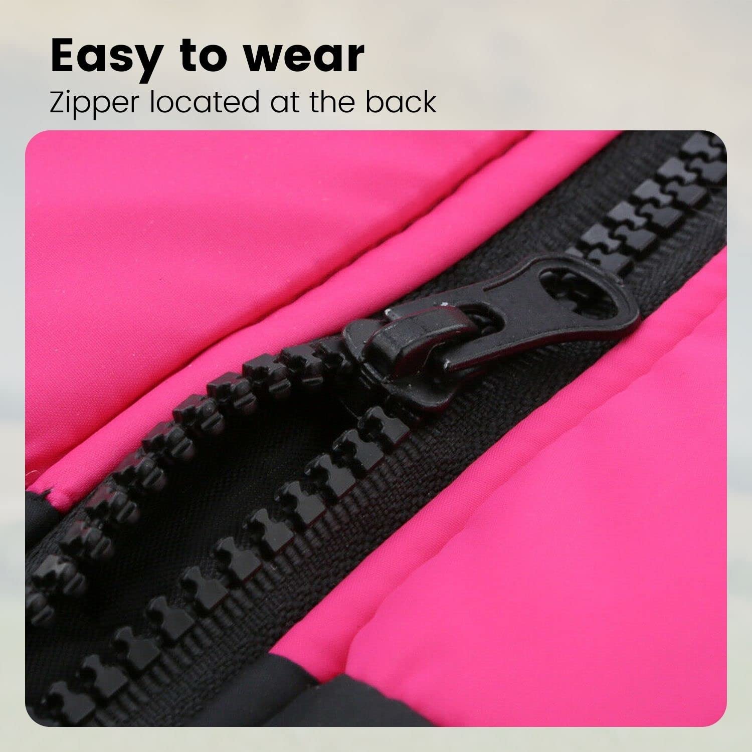 Pet Winter Vest (4XL Pink) by Floofi Online | Durable & Reliable - Image 3