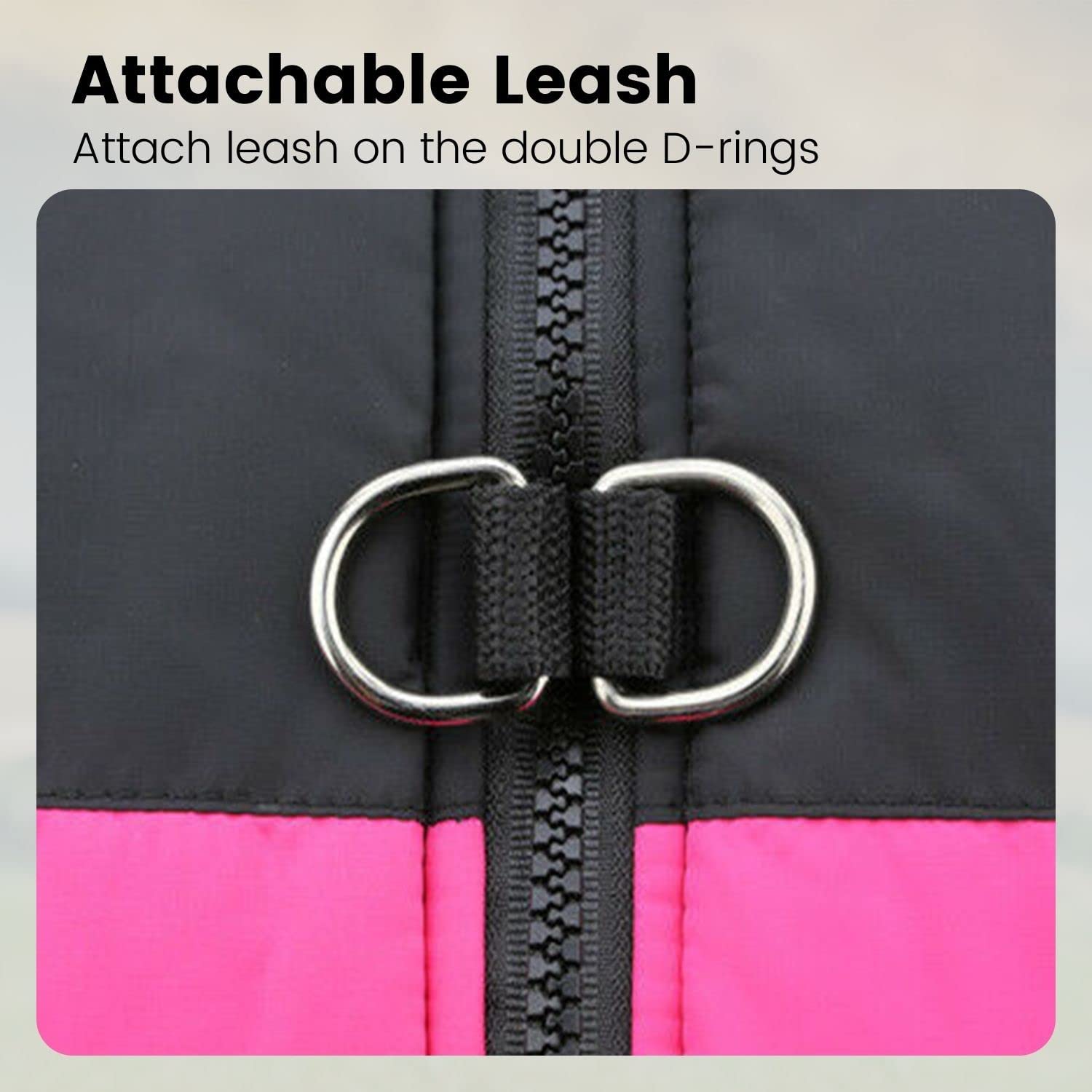 Pet Winter Vest (4XL Pink) by Floofi Online | Durable & Reliable - Image 4