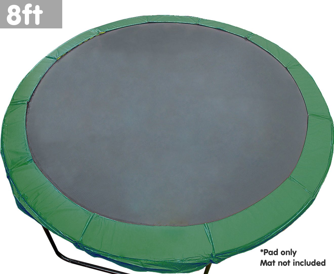 8ft Trampoline Replacement Spring Pad Round Cover - Green by Kahuna Online | Durable & Reliable - Image 2