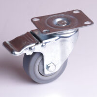3 Inch Heavy Duty Caster Wheels Swivel With Brake Locking Casters Castor Wheels Cart Furniture Workbench by Topline