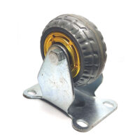 3" Heavy Duty Industrial Fixed Caster Wheel Caster Wheels Castor Load 50KG Trolley Cart by Topline
