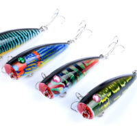 4X 6.8cm Popper Poppers Fishing Lure Lures Surface Tackle Saltwater by Topline