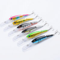 6x Popper Minnow 13.3cm Fishing Lure Lures Surface Tackle Fresh Saltwater by Topline