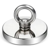 Salvage 480KG Recovery Magnet Hook Countersunk Hole Eyebolt Treasure Hunting Fishing by Topline