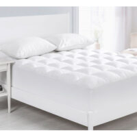 1000GSM Memory Resistant Microball Fill Mattress Topper Queen by Cloudland