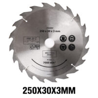 10X250MM Circular Saw Blade 20T Disc Saw Blade Wood Timber Cutting 30/20/16mm Bore by Sedy