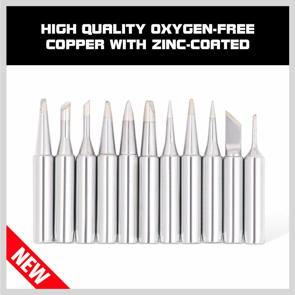 11pc Soldering Iron Tips Solder Rework Lead Free Hakko Soldering Station AU by Horusdy Online | Durable & Reliable - Image 3